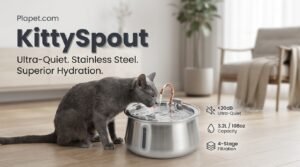 KittySpout Review: Best Stainless Steel Cat Water Fountain?